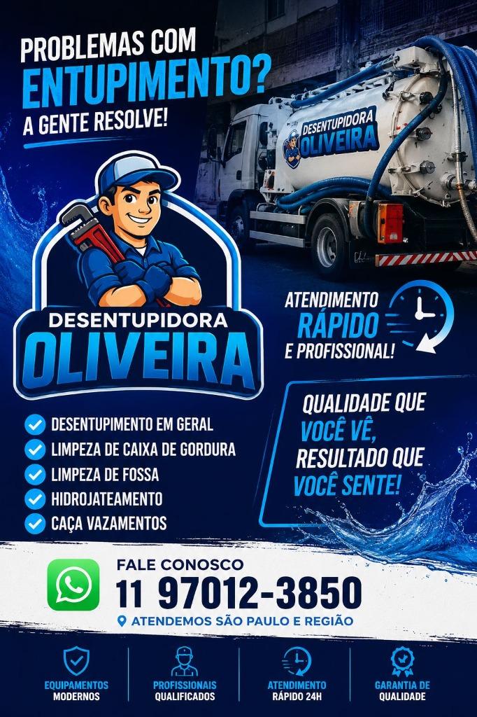 Cartão Oficial Desentupidora Oliveira